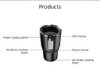 Sevair Deco Heating & Cooling Cup Holder for Home and Car power socket