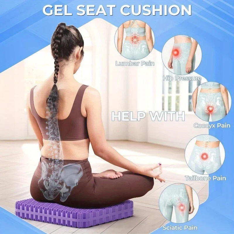 Sevair Deco Honeycomb Gel Seat Cushion 4