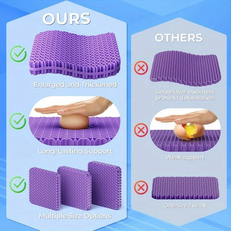 Sevair Deco Honeycomb Gel Seat Cushion 7