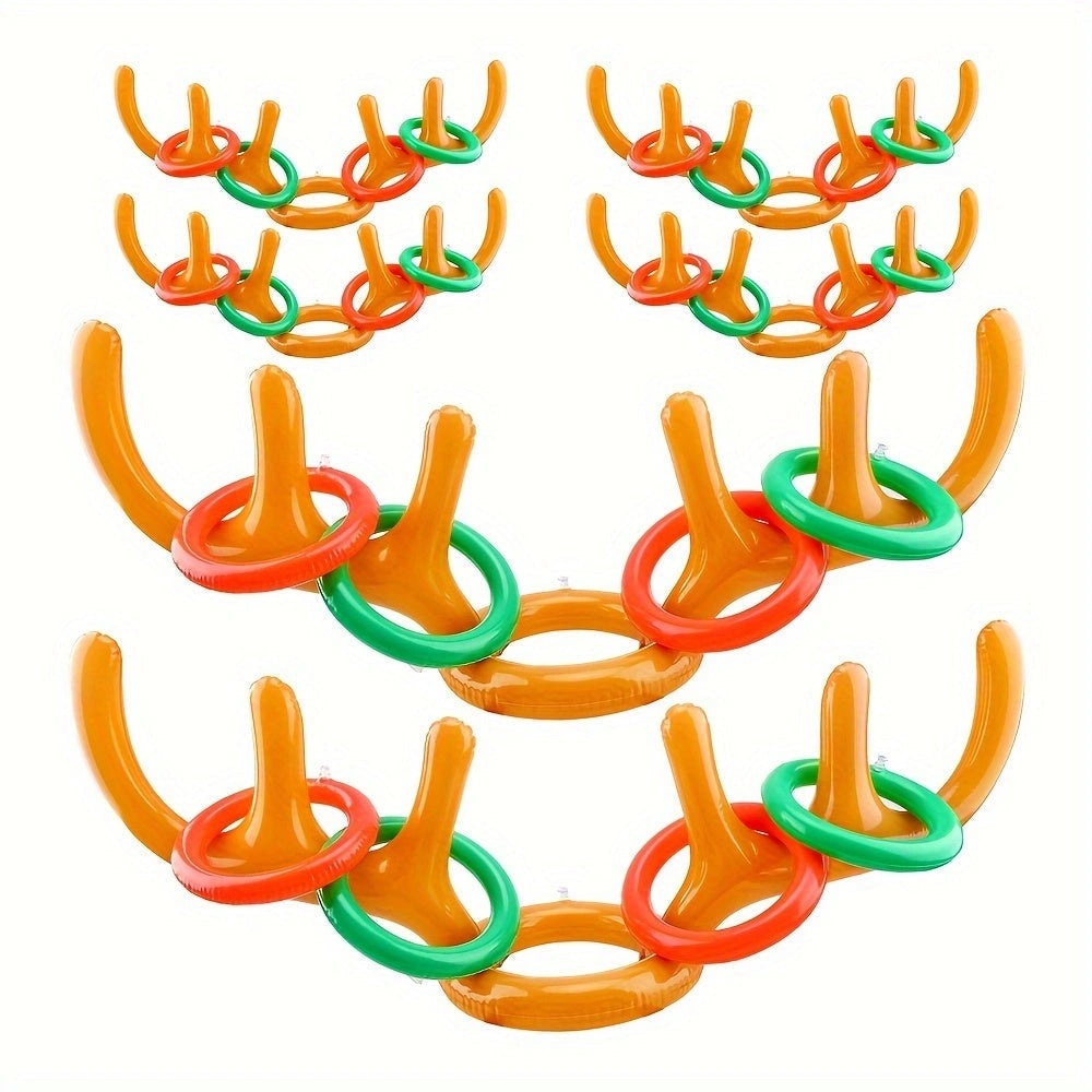 Sevair Deco Inflatable Antler Ring Toss Game bundle options