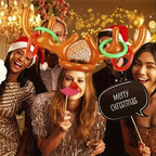 Sevair Deco Inflatable Antler Ring Toss Game Christmas party