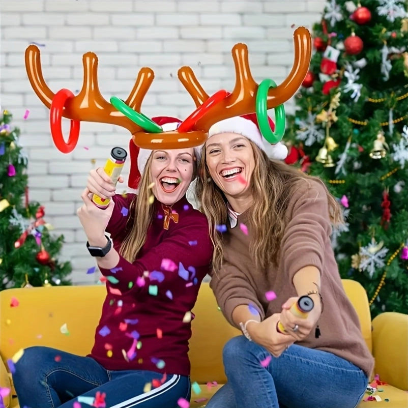 Sevair Deco Inflatable Antler Ring Toss Game family fun