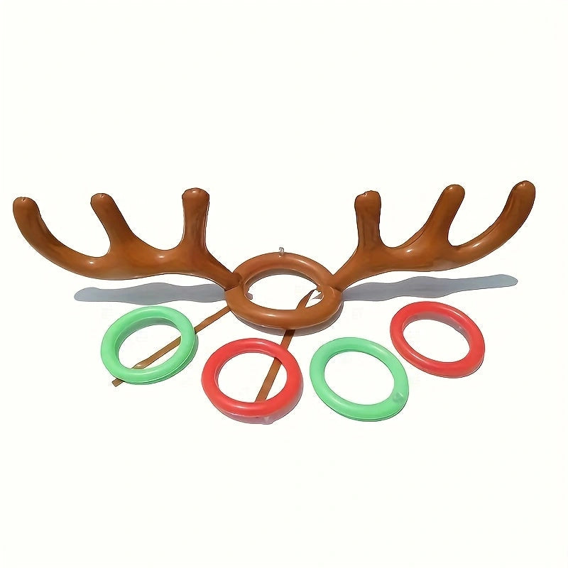 Sevair Deco Inflatable Antler Ring Toss Game game set
