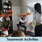 Sevair Deco Inflatable Antler Ring Toss Game team game