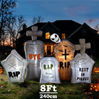 Sevair Deco Inflatable Halloween Graveyard Set 8FT 2