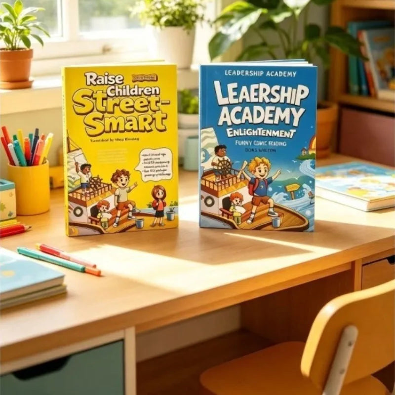 Sevair Deco Kids Leadership Book Set for Life Skills desk display