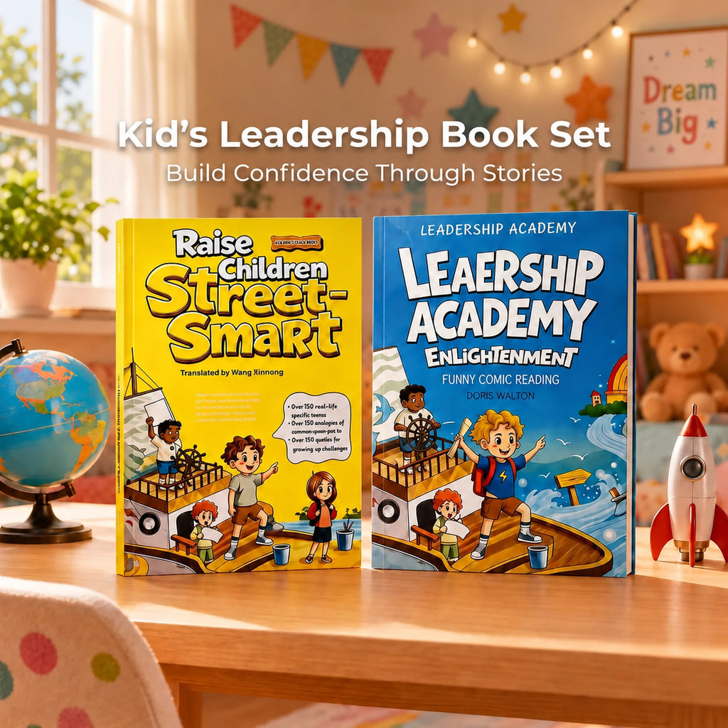 Sevair Deco Kids Leadership Book Set for Life Skills reading nook