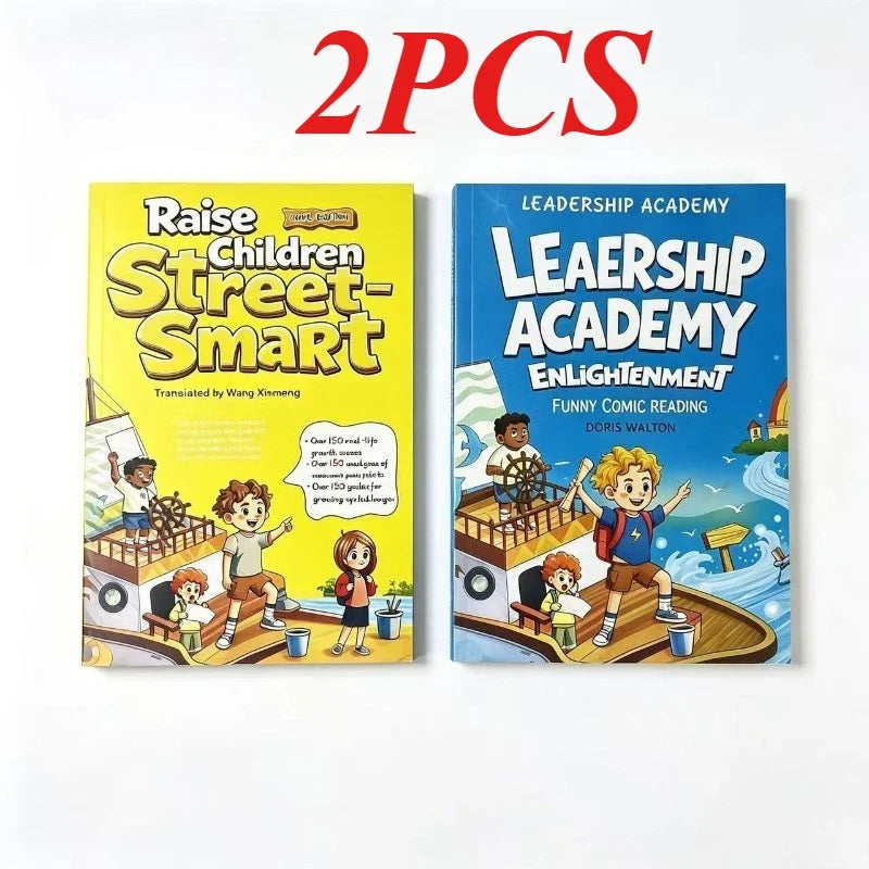 Sevair Deco Kids Leadership Book Set for Life Skills two books