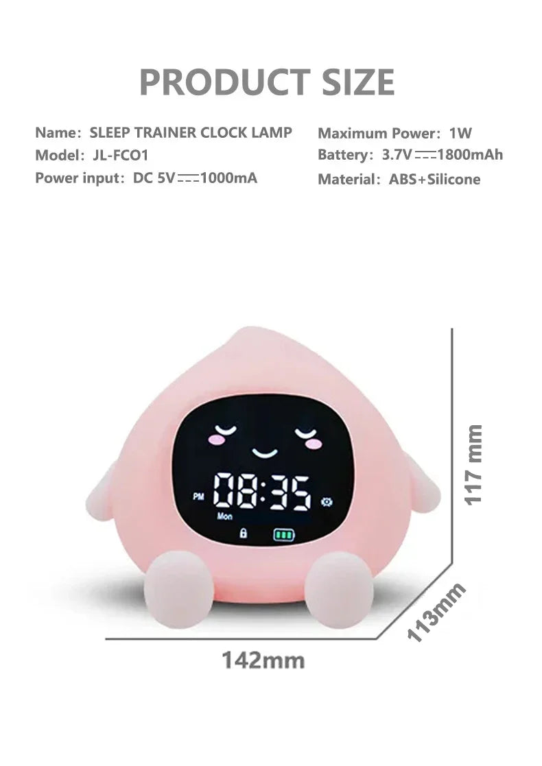 Sevair Deco Kids Sleep Trainer Night Light Buddy 7