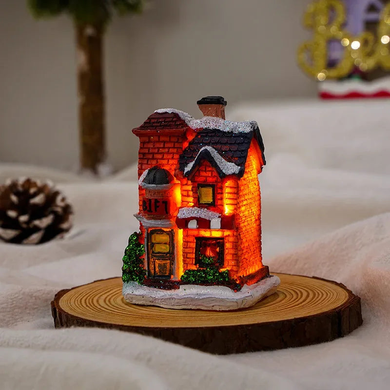 Sevair Deco LED Christmas Village Set of 6 Houses 12