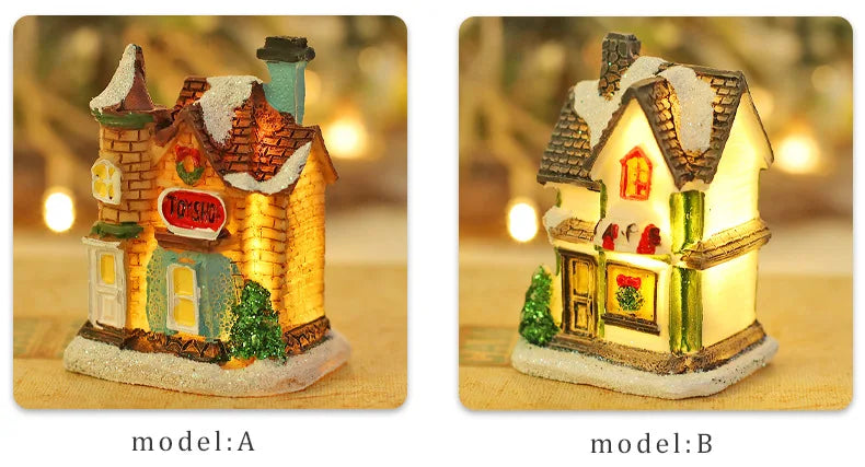 Sevair Deco LED Christmas Village Set of 6 Houses 16