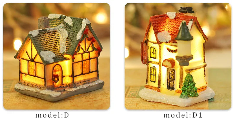 Sevair Deco LED Christmas Village Set of 6 Houses 18