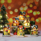 Sevair Deco LED Christmas Village Set of 6 Houses 2