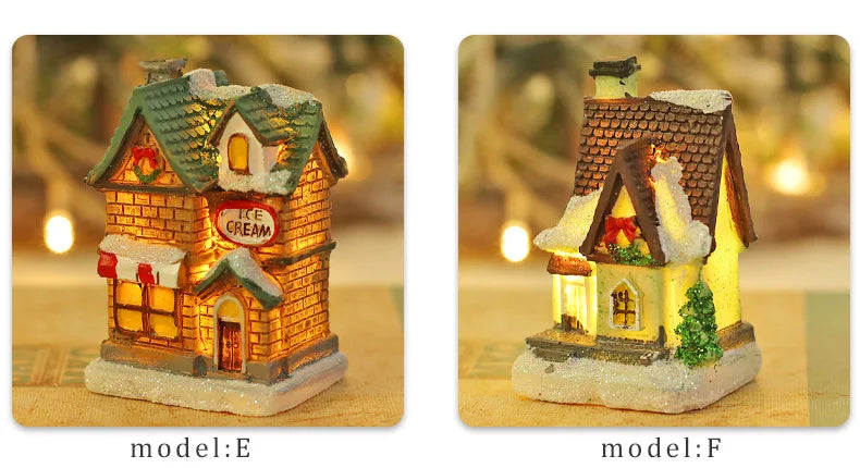 Sevair Deco LED Christmas Village Set of 6 Houses 20