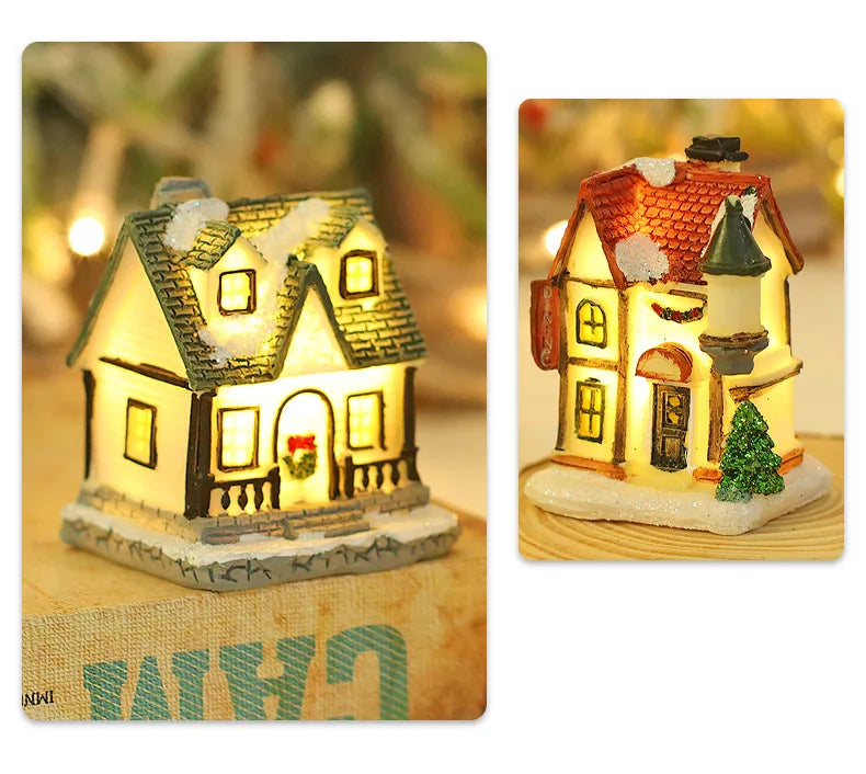 Sevair Deco LED Christmas Village Set of 6 Houses 22
