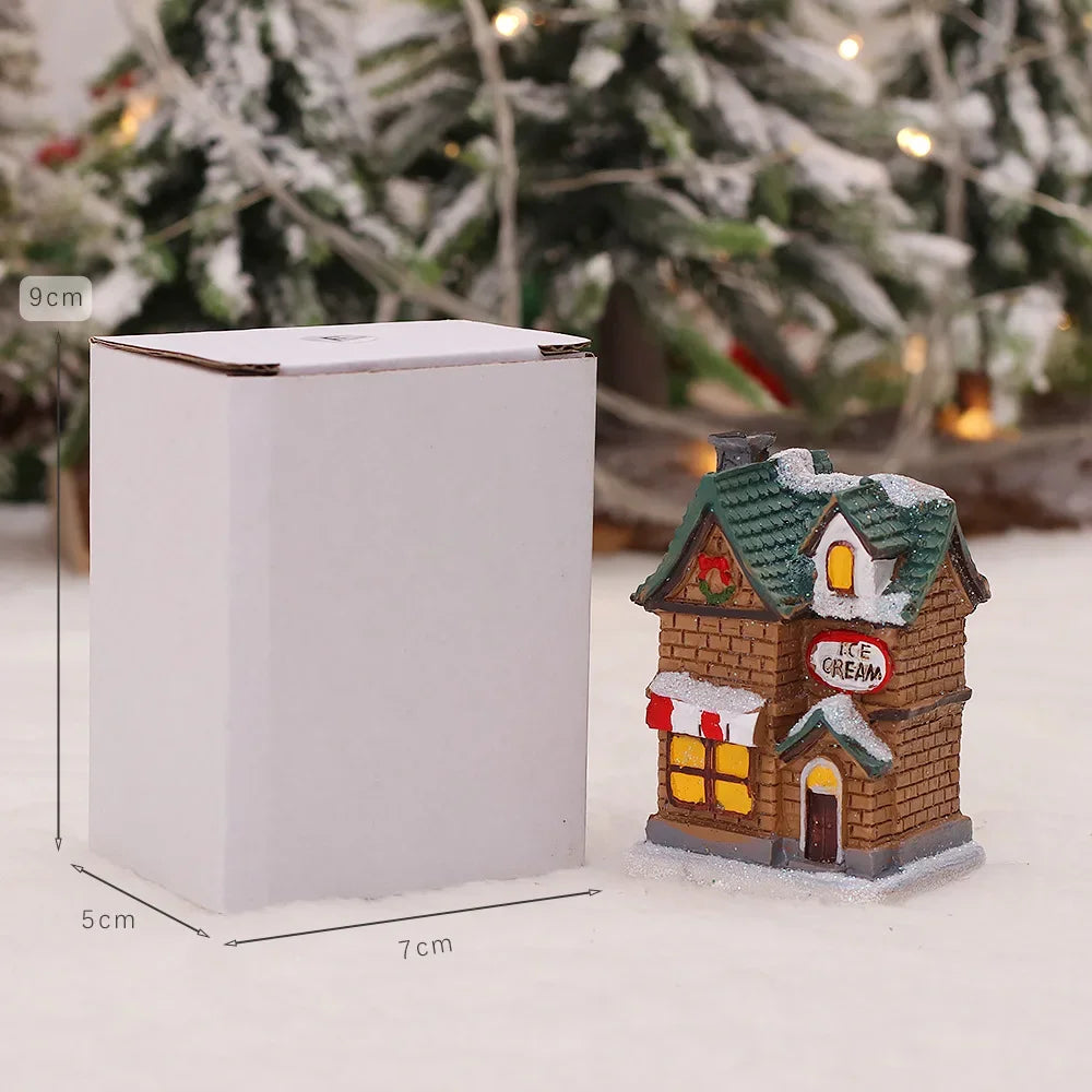 Sevair Deco LED Christmas Village Set of 6 Houses 3