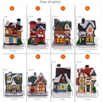 Sevair Deco LED Christmas Village Set of 6 Houses 4