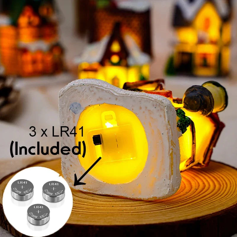 Sevair Deco LED Christmas Village Set of 6 Houses 5
