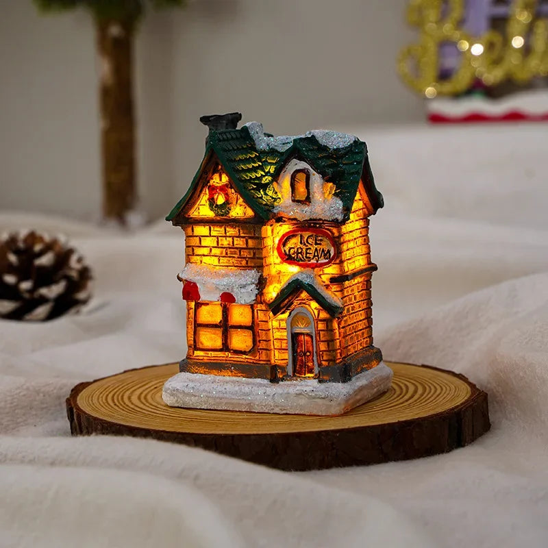 Sevair Deco LED Christmas Village Set of 6 Houses 9