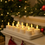 Sevair Deco LED Flameless Tea Lights with Remote 1