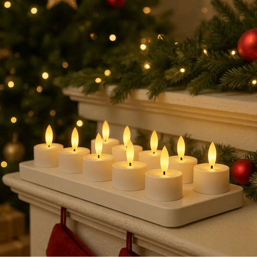 Sevair Deco LED Flameless Tea Lights with Remote 1
