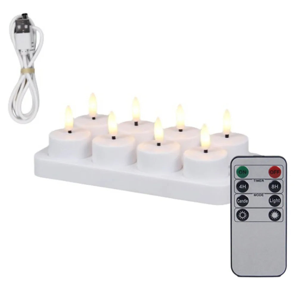 Sevair Deco LED Flameless Tea Lights with Remote 10