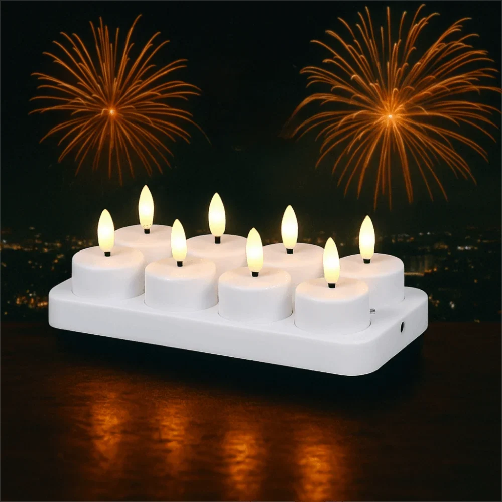 Sevair Deco LED Flameless Tea Lights with Remote 14