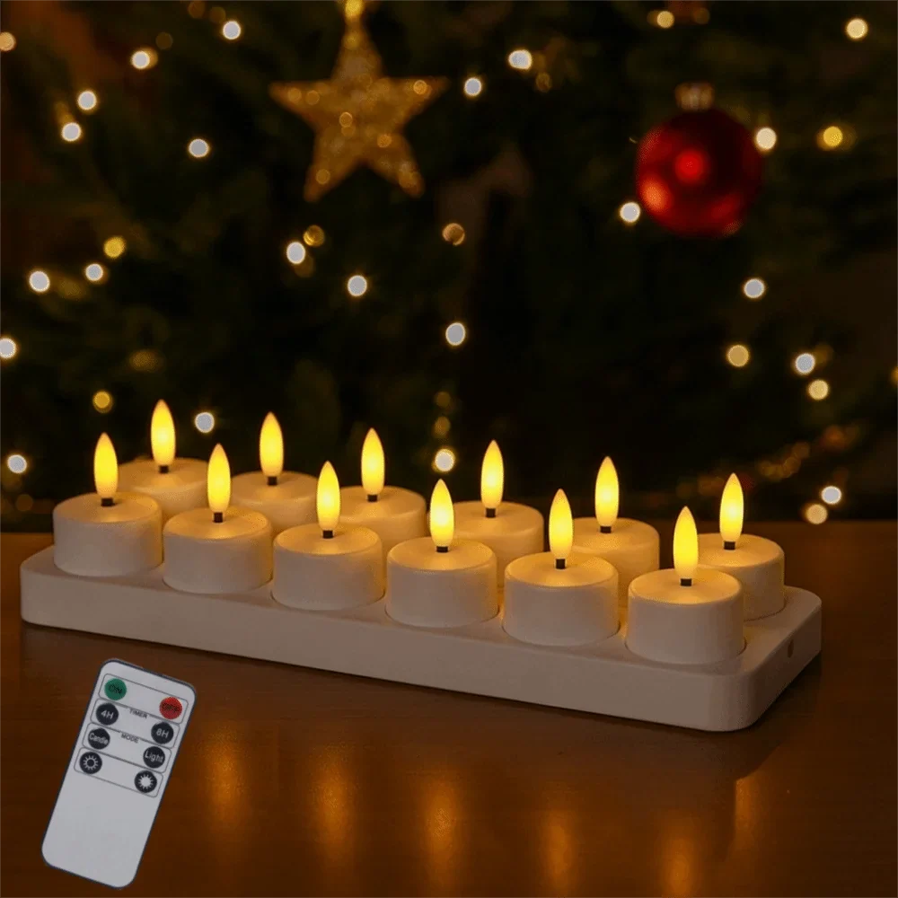 Sevair Deco LED Flameless Tea Lights with Remote 3