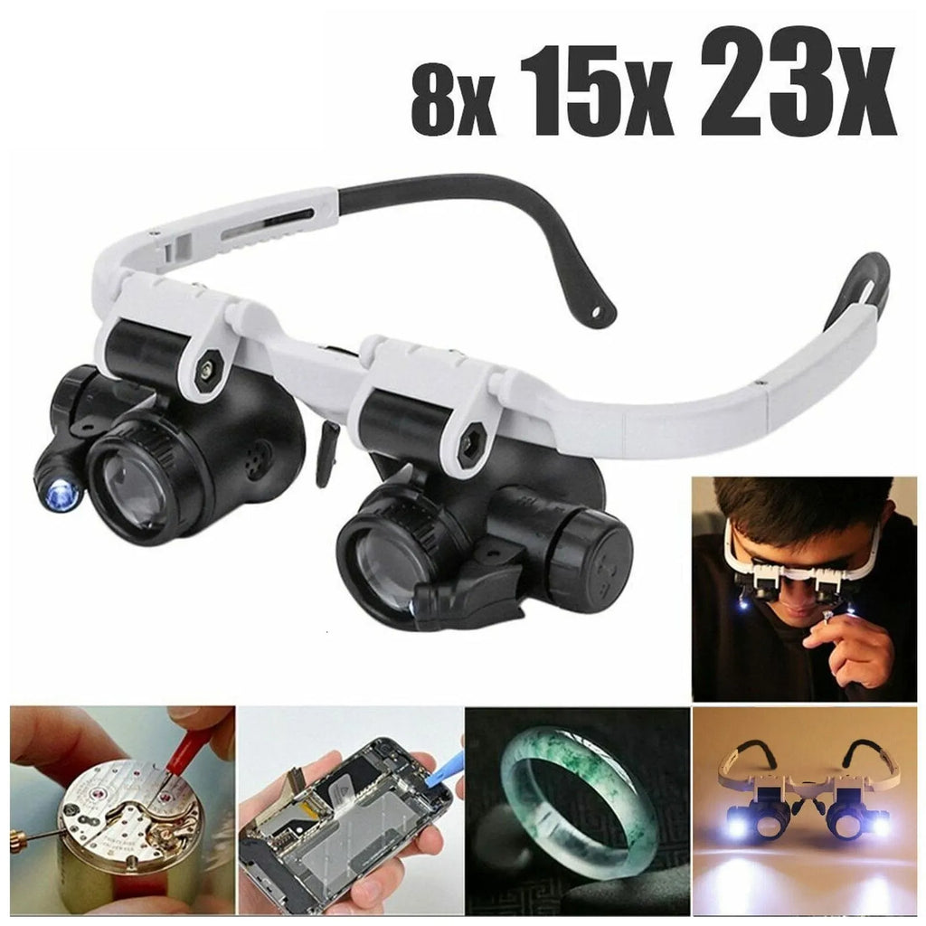 Sevair Deco LED Jeweler Magnifying Glasses 23X 2