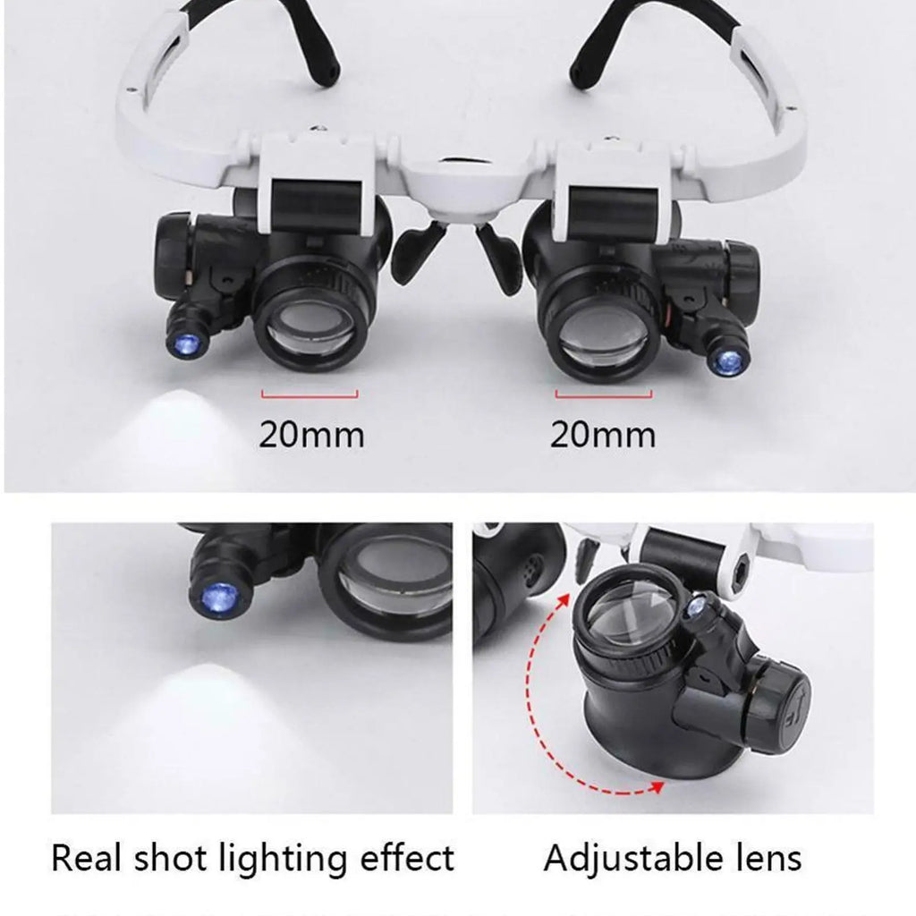 Sevair Deco LED Jeweler Magnifying Glasses 23X 3