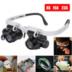 Sevair Deco LED Jeweler Magnifying Glasses 23X 9