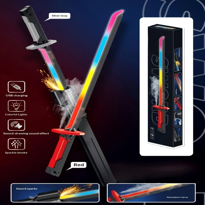Sevair Deco LED Spark Draw Katana Cosplay Prop 5