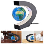 Sevair Deco Levitating Earth Globe Lamp with LED Glow display