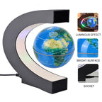 Sevair Deco Levitating Earth Globe Lamp with LED Glow features