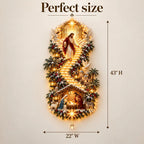 Sevair Deco Lighted Christmas Wall Hanging dimensions