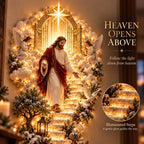 Sevair Deco Lighted Christmas Wall Hanging heavenly gate