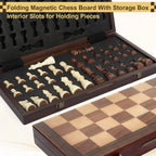 Sevair Deco Magnetic Folding Chess Set for Travel 6