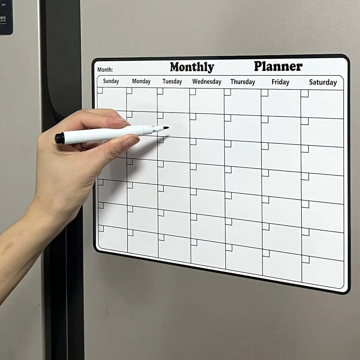 Sevair Deco Magnetic Fridge Calendar for Planning 6