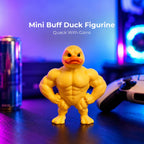 Sevair Deco Mini Buff Duck Figurine for Desk Decor gaming setup