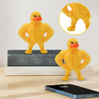 Sevair Deco Mini Buff Duck Figurine for Desk Decor shelf display