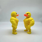 Sevair Deco Mini Buff Duck Figurine for Desk Decor side angles