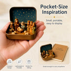 Sevair Deco Mini Nativity Scene in Keepsake Tin palm size