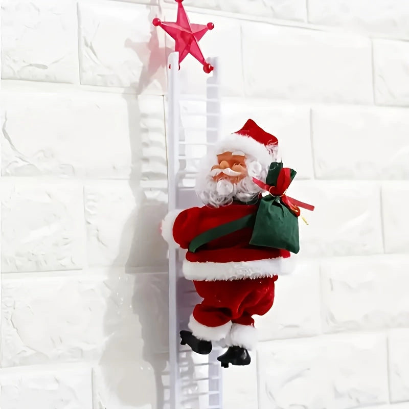 Sevair Deco Musical Climbing Santa Christmas Decoration Santa detail