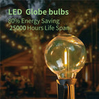 Sevair Deco Outdoor G40 String Lights Waterproof 6