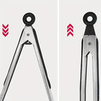 Sevair Deco Pasta Serving Tongs 10-Inch 7