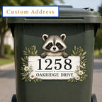 Sevair Deco Personalized Raccoon Bin Sticker 4