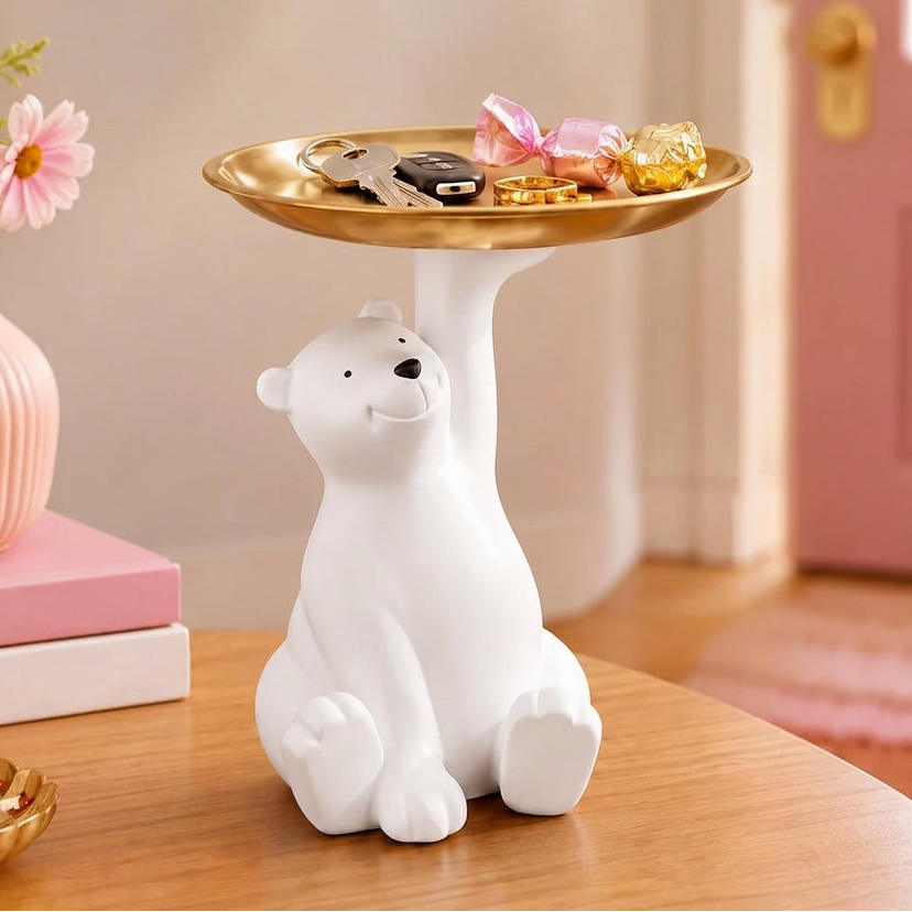Sevair Deco Polar Bear Catch-All Tray 1