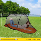 Sevair Deco Pop-Up Mosquito Tent for Camping 7