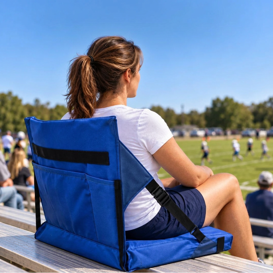 Sevair Deco Portable Bleacher Seat with Backrest 1