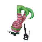 Sevair Deco Posable Santa Legs Christmas Tree Decor grinch attachment